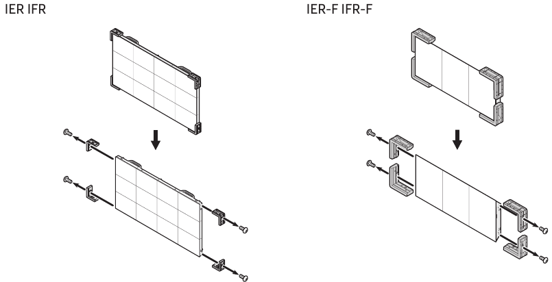 Installing the cabinets