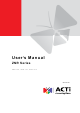 ACTi ZNR-126 User Manual
