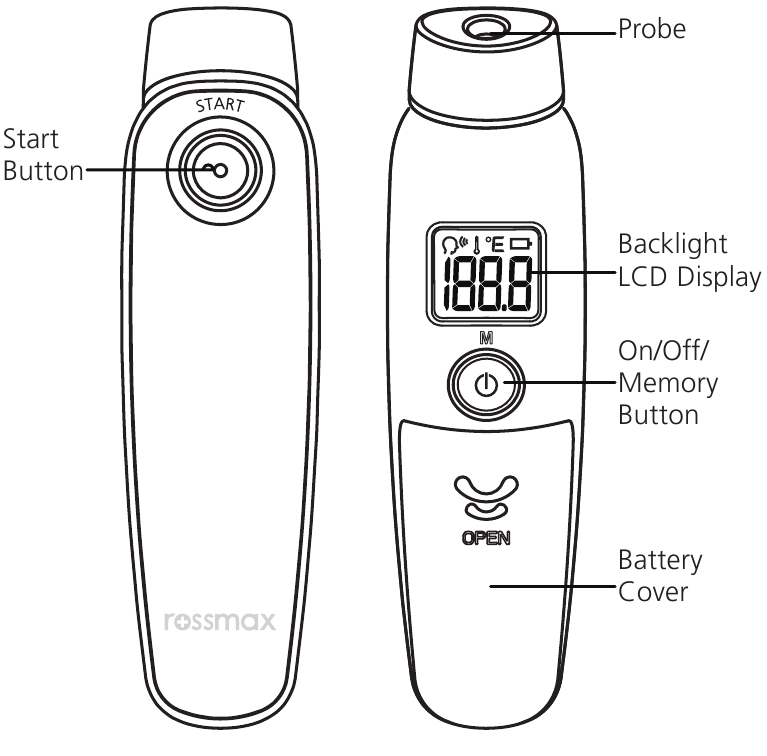 Rossmax HA500 Thermometer Manual ManualsLib
