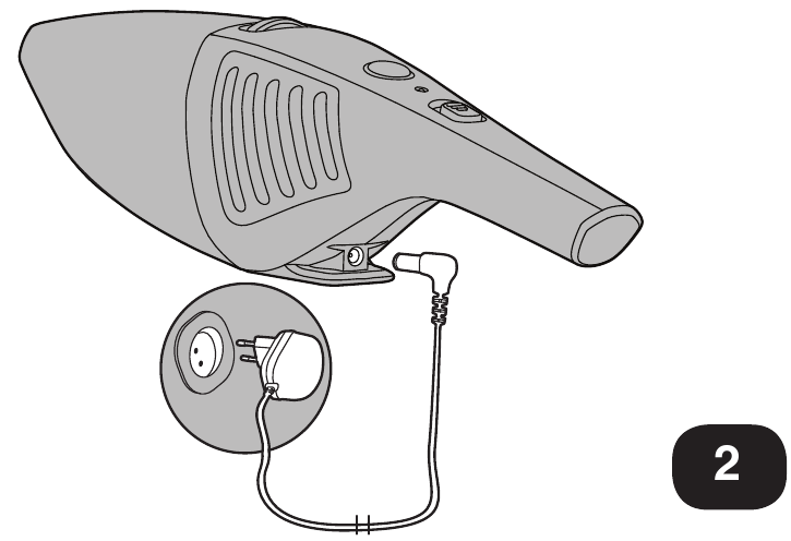 HOOVER HW300 011 Alleszuiger Zwart en zilver