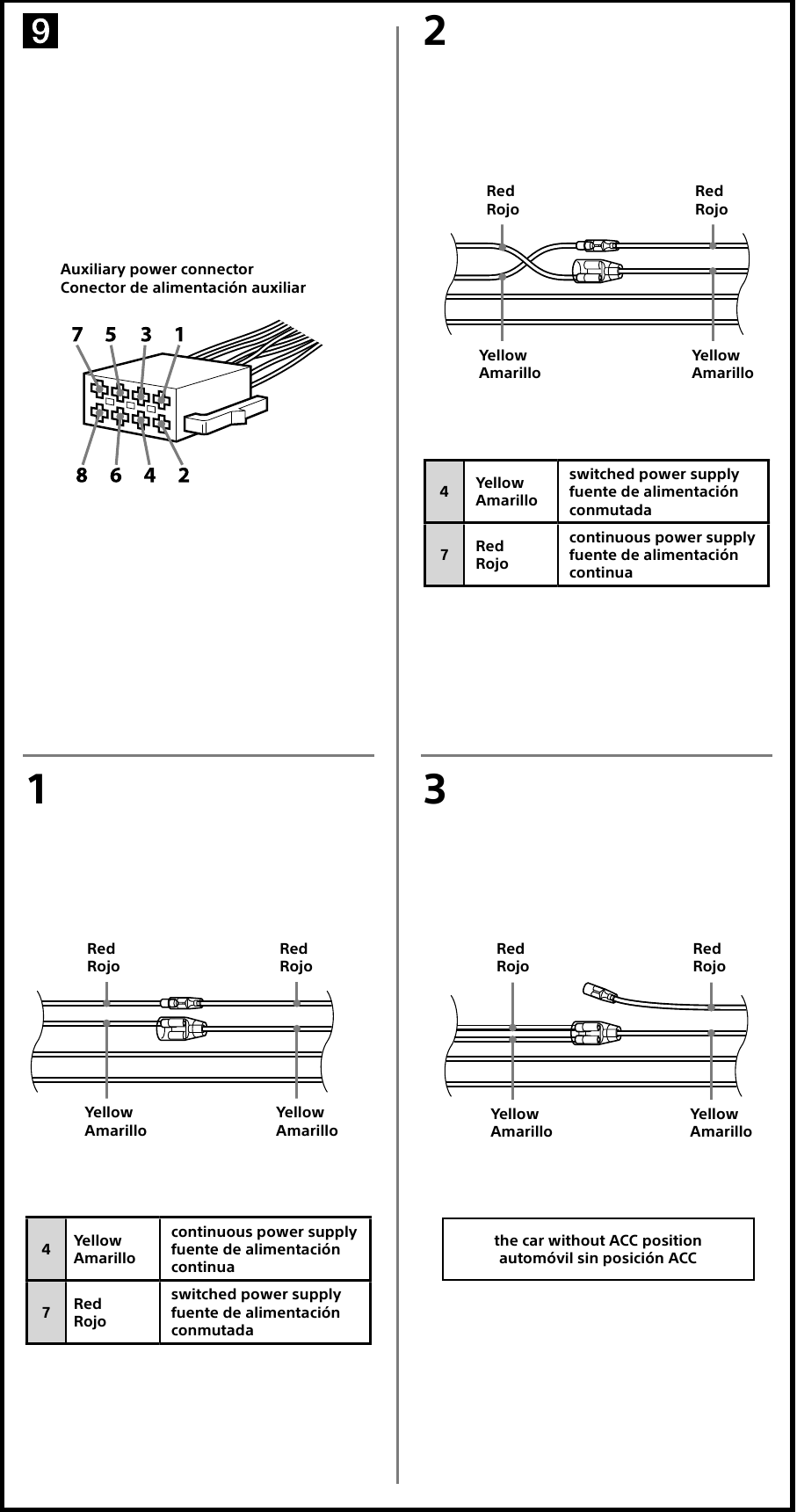 Power connection diagram