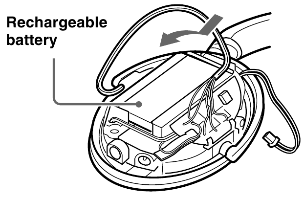 Remove&nbsp;the&nbsp;rechargeable&nbsp;battery.&nbsp;