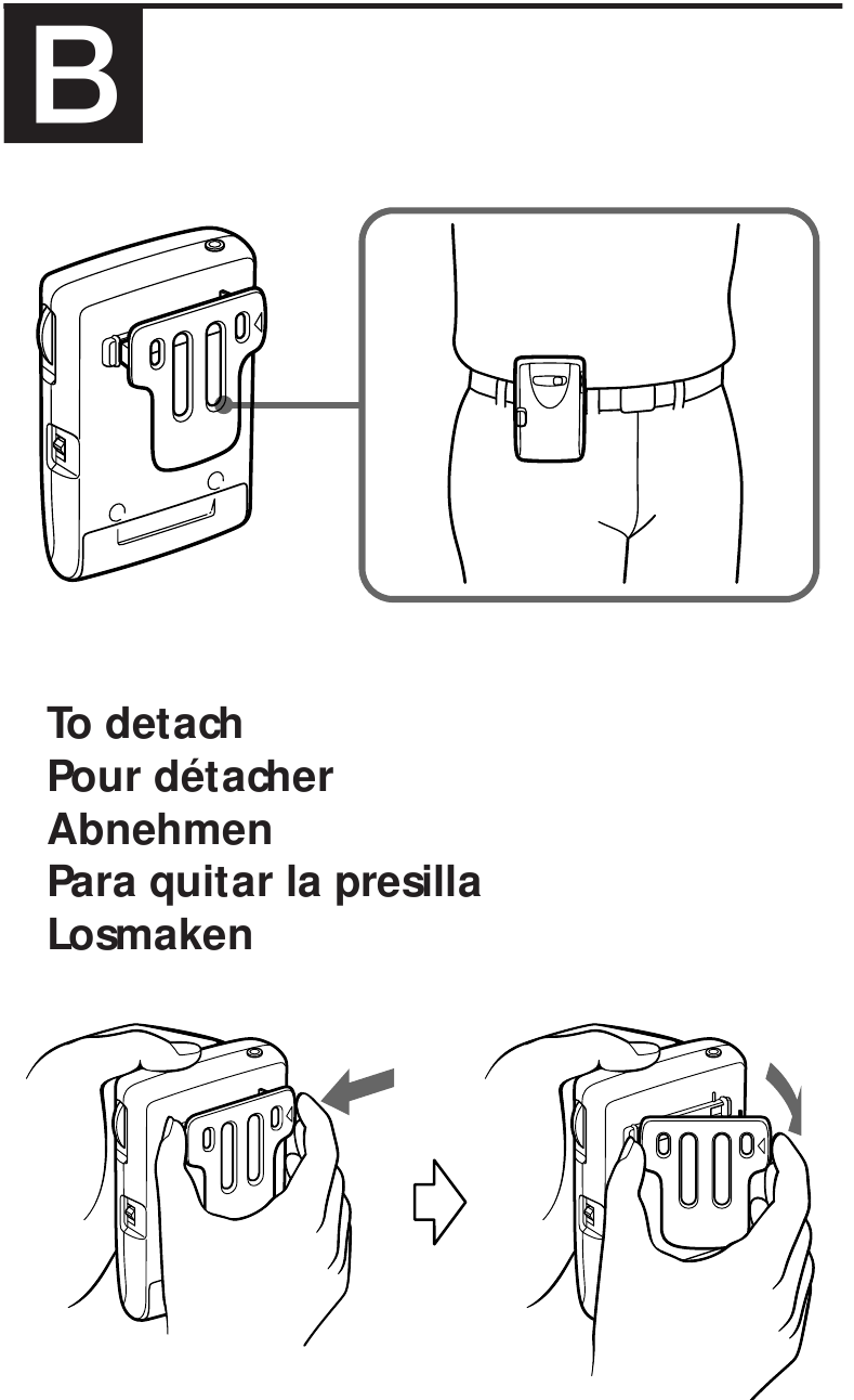 Using the Belt Holder