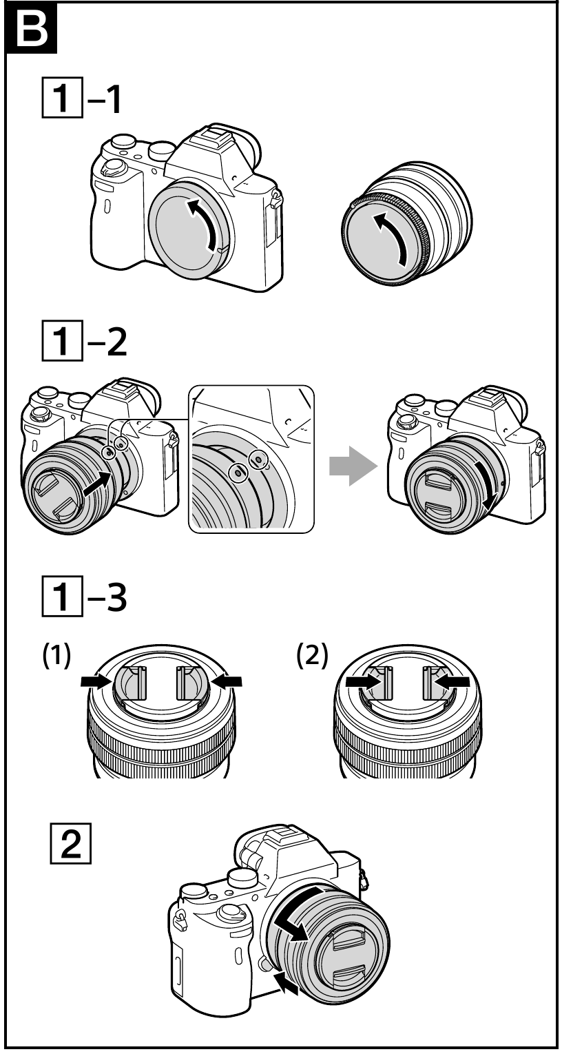 Attaching and Detaching the Lens