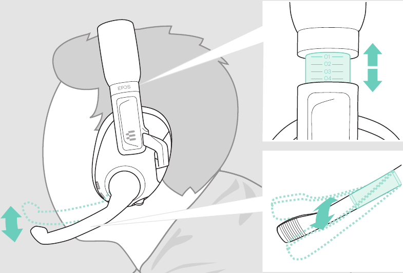 EPOS H3PRO Hybrid Wireless Gaming Headset Quick Guide ManualsLib