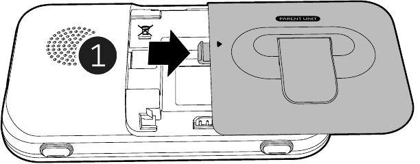 Install the battery - Step 1