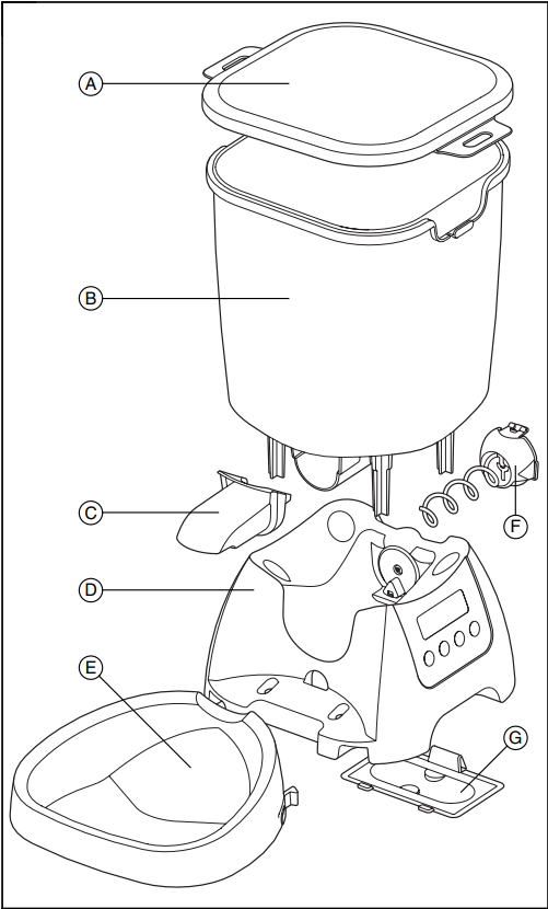 CAT MATE C3000 Automatic Dry Food Pet Feeder Manual ManualsLib