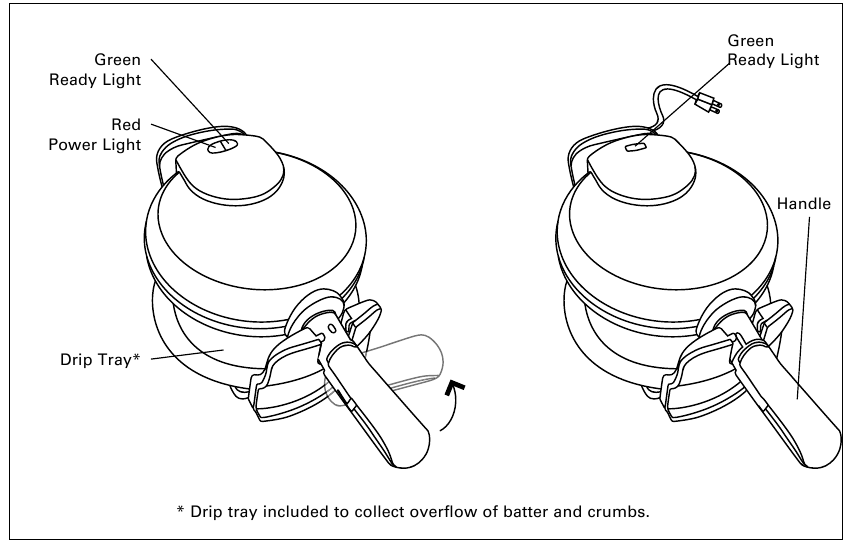 Bella NonStick Rotating Belgian Waffle Maker Recipes Manual ManualsLib