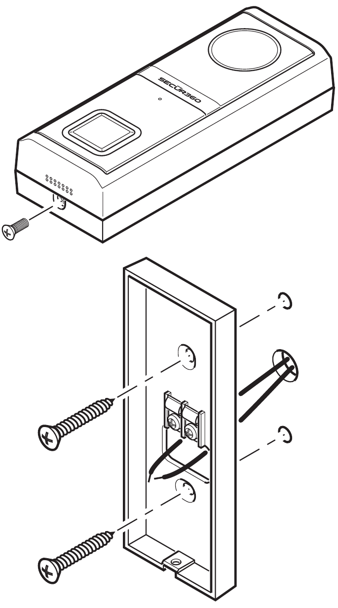 secur360 doorbell installation instructions