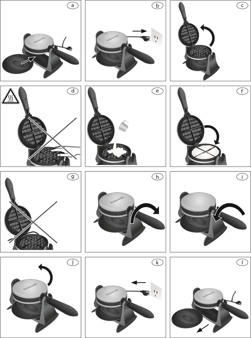 Farberware Rotating Waffle Maker 104553 Manual ManualsLib