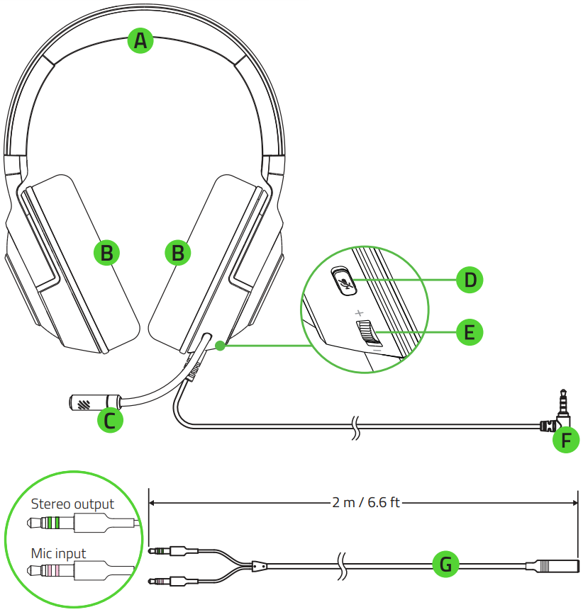 Razer KRAKEN X Gaming Headset Manual ManualsLib