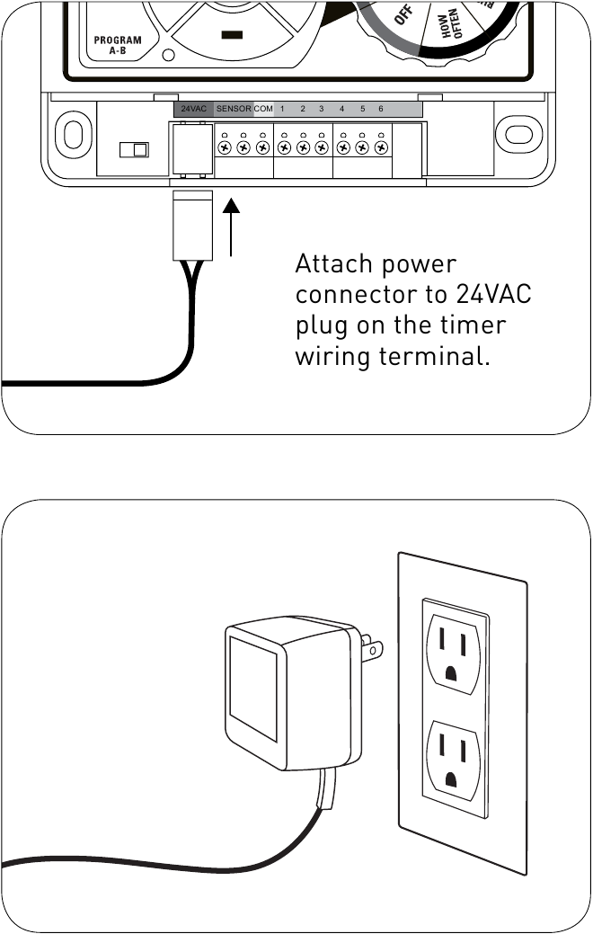 Connect to electrical power