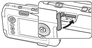 Inserting a Memory Card - Step 3 - Close the cover