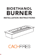 CACHFIRES Premium Burner 24 cm Installation Instructions Manual