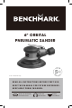 Benchmark 1282 006 Instructions Manual