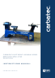 Carbatec WL-B1220H Instruction Manual