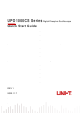 UNI-T UPO1000CS Series Quick Start Manual