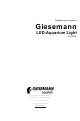 Giesemann FUTURA Operating Instructions Manual