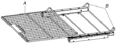 SatinGlide Roll-Out Extensions Rack - Opened
