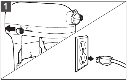 Turn the Stand Mixer to 