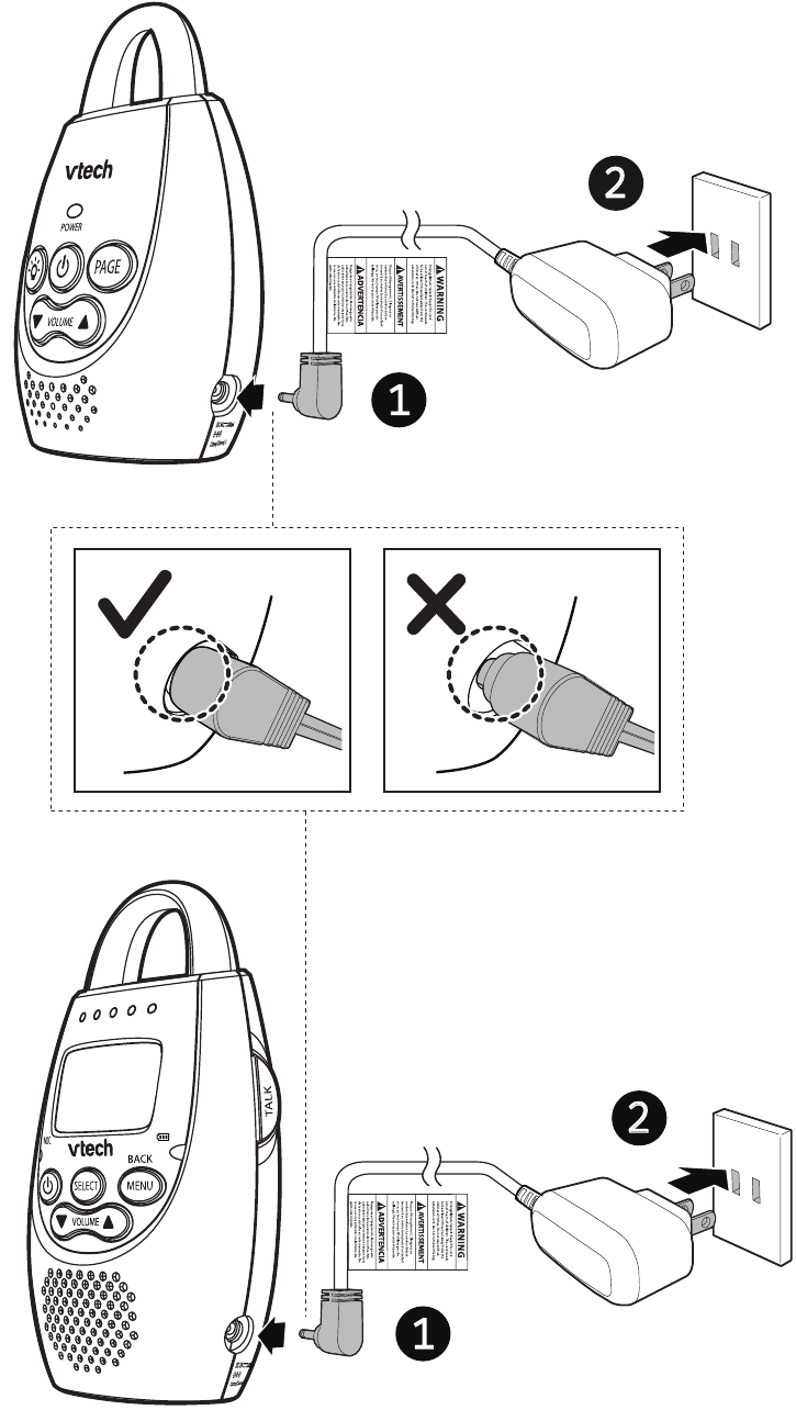 VTech DM221 and DM2212 Digital Audio Monitors Manual ManualsLib