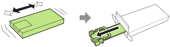 Install ink supply units - Step 4