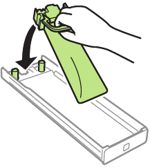 Install ink supply units - Step 5 