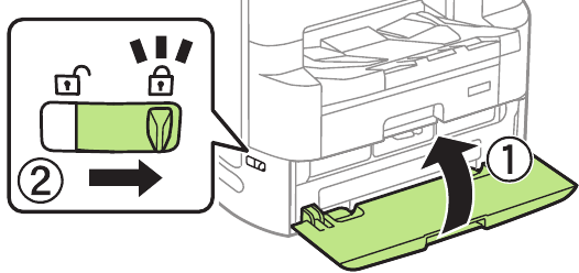 Install ink supply units - Step 7
