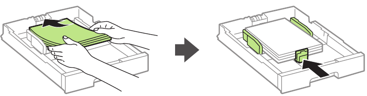 Load paper - Step 3 - Insert paper