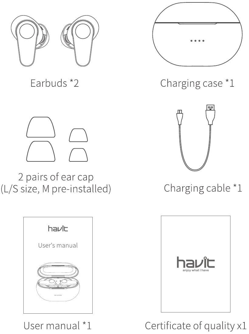 Havit tw916 manual cheap español