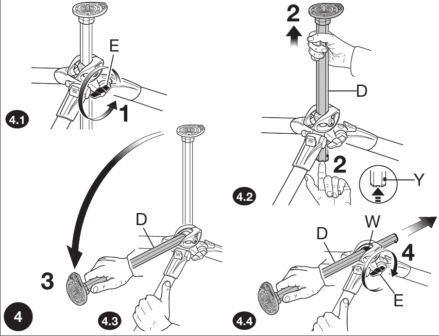 Manfrotto 190CXPRO3, 190CXPRO4, 055CXPRO3, 055CXPRO4 Tripods Manual