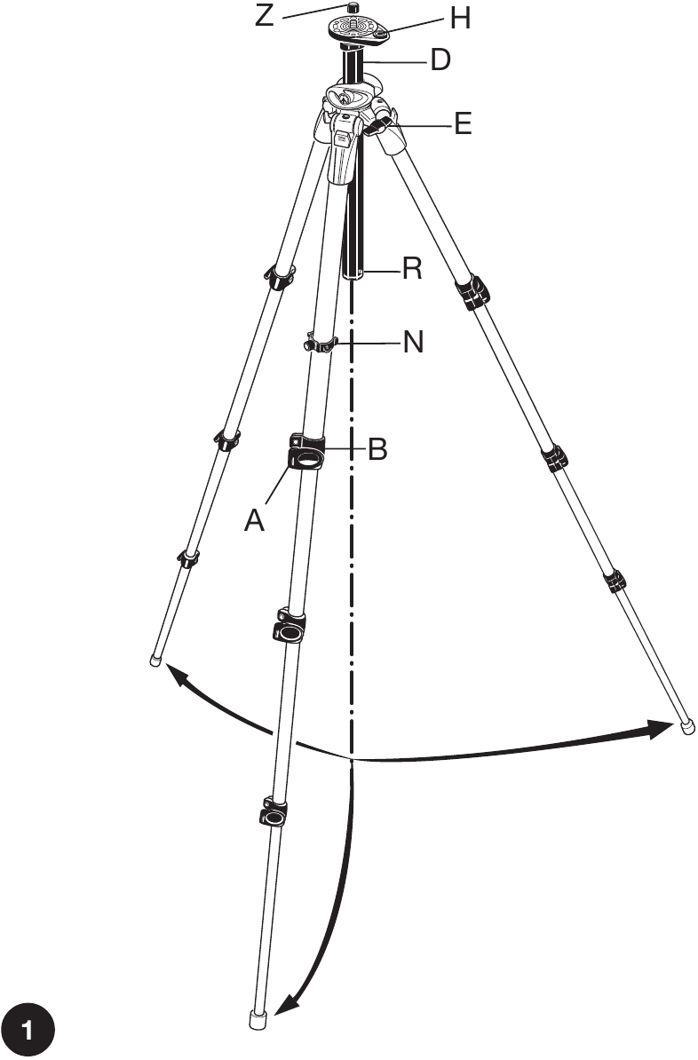 Manfrotto 190CXPRO3, 190CXPRO4, 055CXPRO3, 055CXPRO4 Tripods Manual