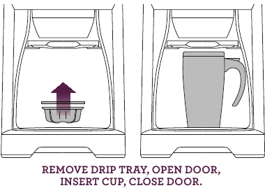 Single Cup Mode - Pre-Warm the Cup or Travel Mug