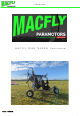 MACFLY PARAMOTORS TRIKE TANDEM User Manual