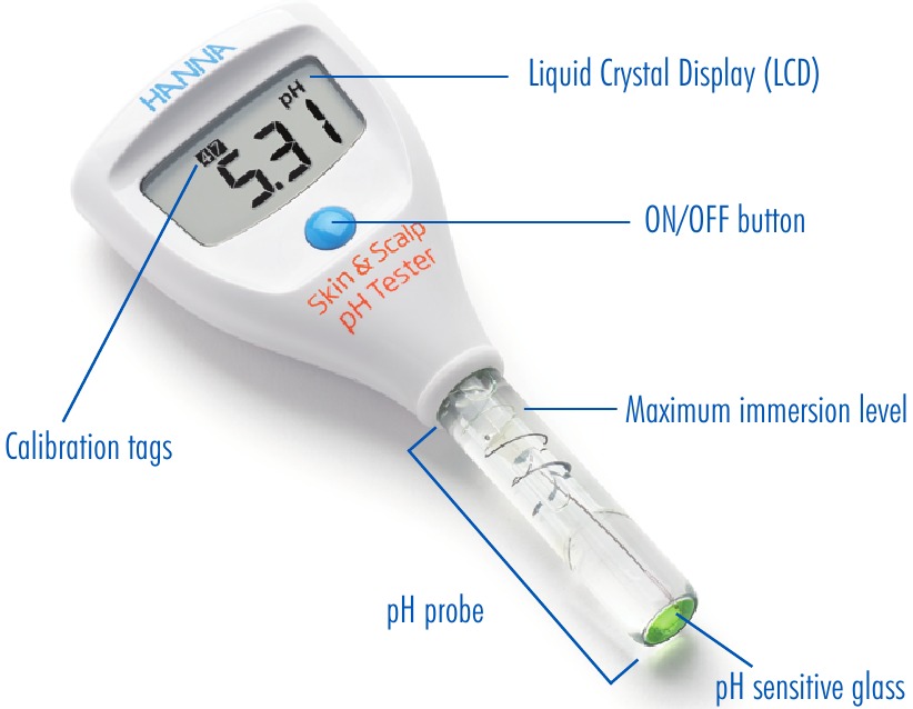 Hanna Instruments HI981037 Skin & Scalp PH Tester Manual ManualsLib