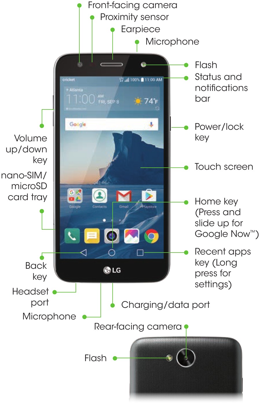 LG X charge Smartphone Quick Start Guide ManualsLib