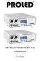 PROLED MULTI POWER SUPPLY 5G L5 03G Series User Manual