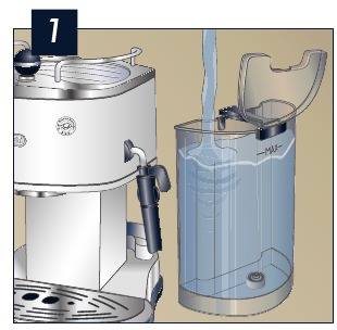 Delonghi kit valvola anti goccia macchina caffè Icona Dedica EC190 ECO310 EC680