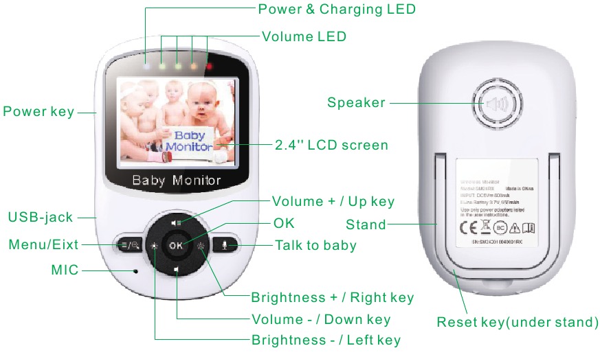 Anmeate baby monitor waiting best sale for connecting