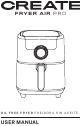 Create FRYER AIR PRO User Manual