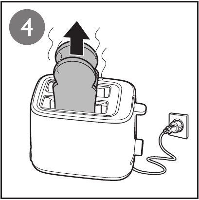 Toast, reheat, or defrost bread - Step 4