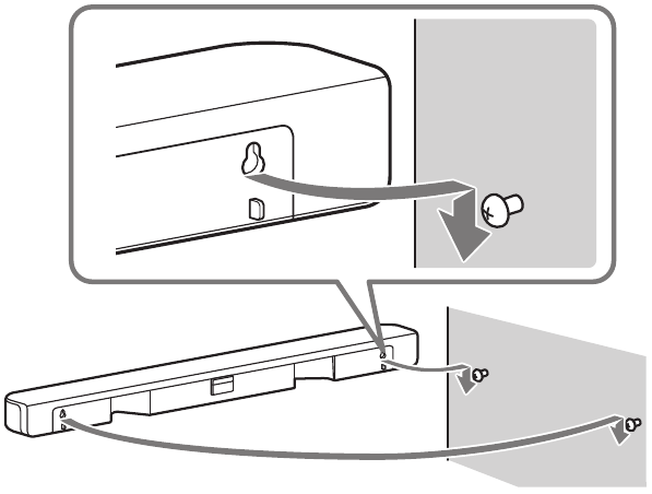 Mounting the Bar Speaker on a Wall - Step 5