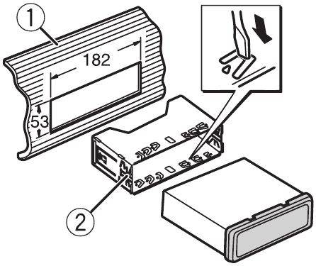 DIN mount installation