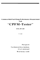 Open System CPFM-Tester User Manual