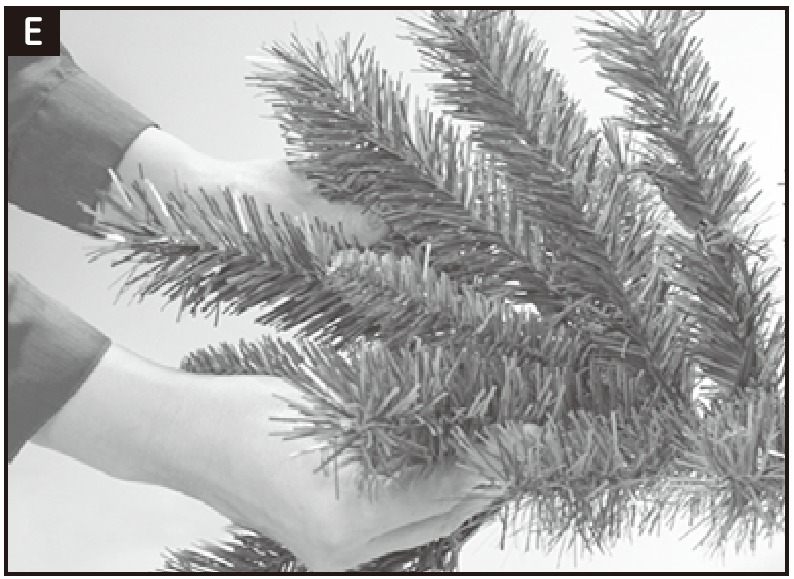 General Electric EZ Light Christmas Trees Assembly Instructions