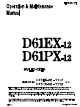 Komatsu D61EX-12 Operation And Maintenance Manual