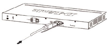 Installing Power Cord Retainer - Step 2