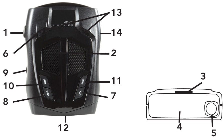 Whistler Z19R+ LaserRadar Detector Manual ManualsLib