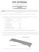 APE OFFROAD BC-3400-WD05 Instructions For Installation And Care