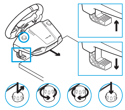 Mounting clamps - Step 1